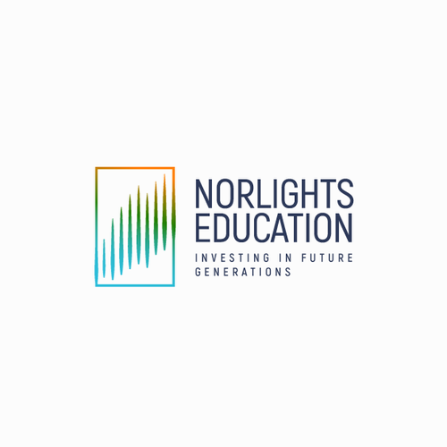 Northern lights design with the title 'Norlights Education'