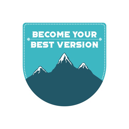 Mountain brand with the title 'Become Your Best Version'