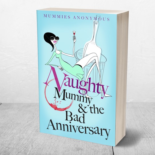 Funny book cover with the title 'Novel: Chick Lit Humor'