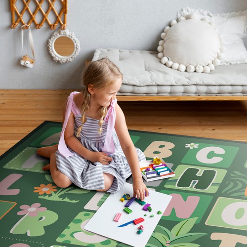 Carpet design with the title 'carpet for children'