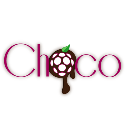 Raspberry design with the title 'Choco'