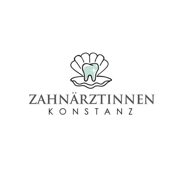 珍珠标志的标题“Zahnarztinnen康斯坦茨”