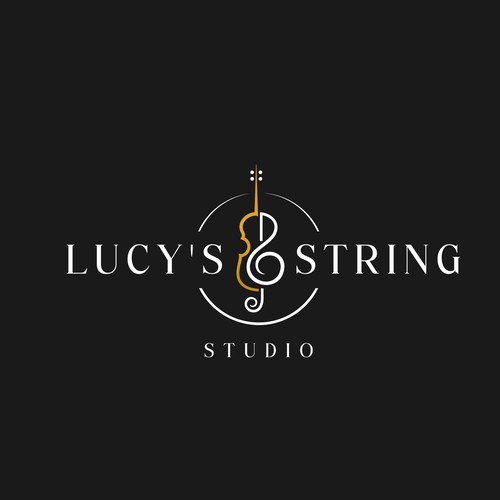 Strings design with the title 'Lucy's String Studio'