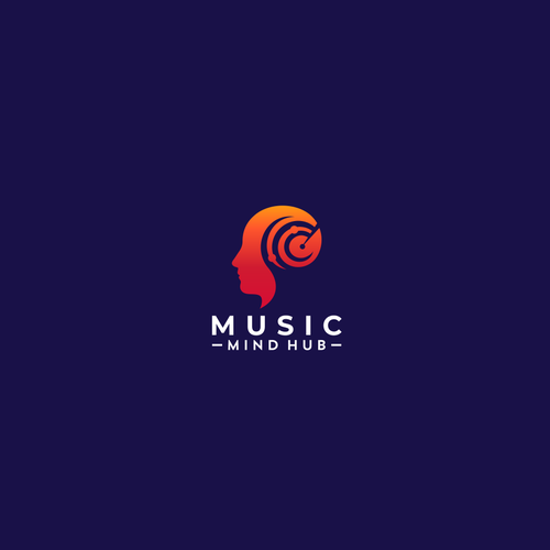 Mind logo with the title 'Logo for Music Mind Hub'
