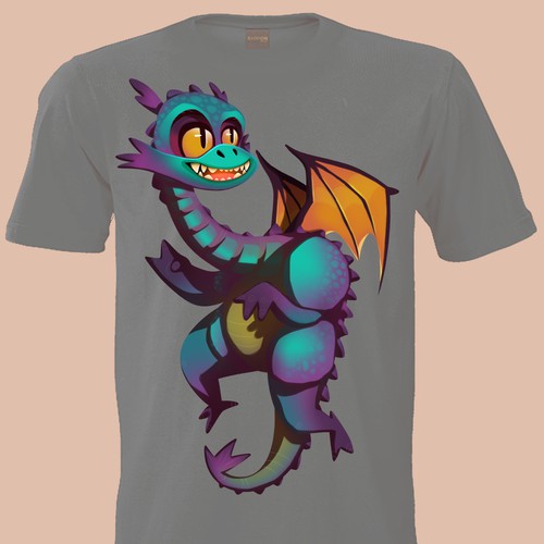 Dragon artwork with the title 'Dragon design'