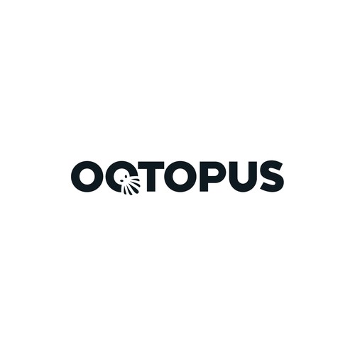 Film design with the title 'Simple logotype for Octopus AV studio'