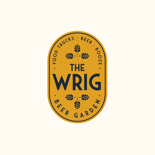 Brewery brand with the title 'Logo concept for a beer garden'