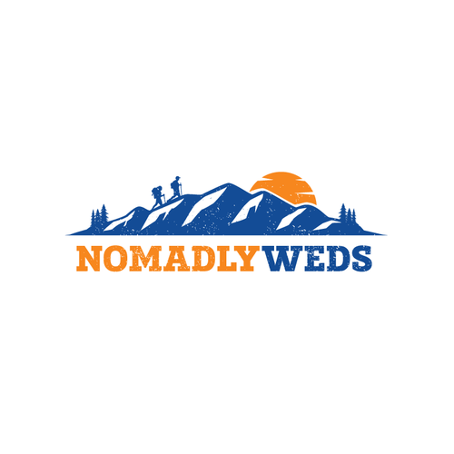 Snow logo with the title 'Nomadly Weds'