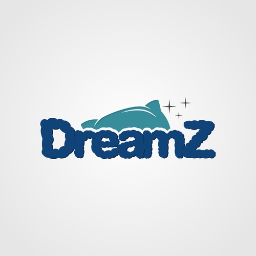 Pillow design with the title 'DreamZ logo'