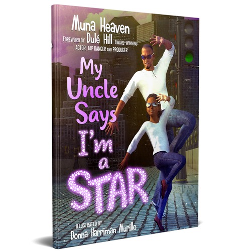 Children's book cover with the title 'My Uncle Says I'm a STAR Book Cover'