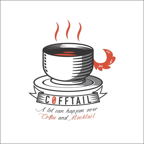 Tail design with the title 'coffee'