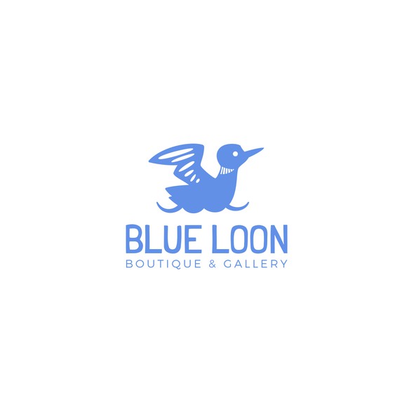 Neon blue tiktok logo with the title 'Blue Loon'