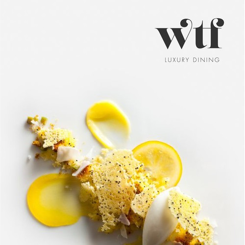 App brand with the title 'Logo & Brand Identity design for a luxury dining and event discovery mobile application'