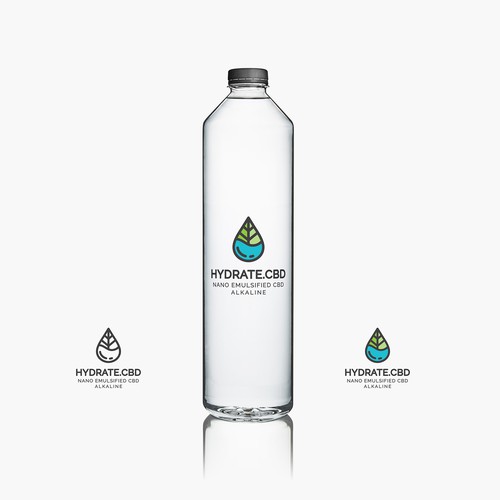 Healthy logo with the title 'HYDRATE.CBD'