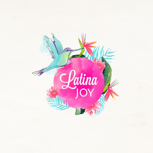 Hummingbird logo with the title 'Latina Joy'