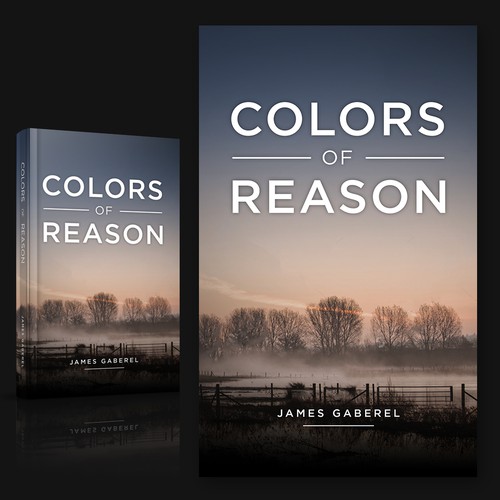 Professional book cover with the title 'Colors of Reason winner entry'