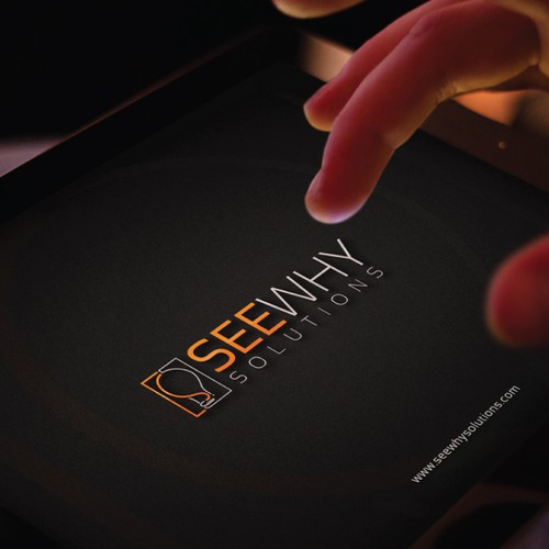 Bulb design with the title 'Bulb logo for See Why Solutions'
