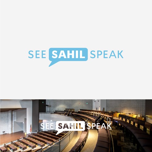 College logo with the title 'Logo for See Sahil Speak'