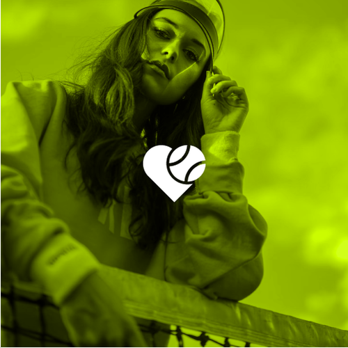 Tennis ball logo with the title 'Loveset Tennis'