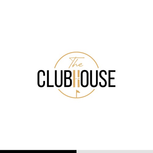Club design with the title 'Logo Concept for The ClubHouse'