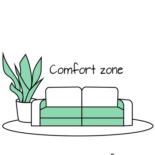 Flat design artwork with the title ' illustrIllustration for use in the interior of the book '