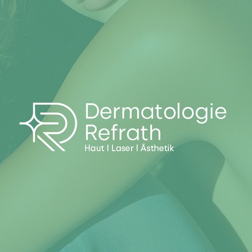 Line brand with the title 'Dermatologie Refrath'