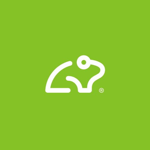 Frog design with the title 'Minimalist Line-Art Design for BioMaAS'