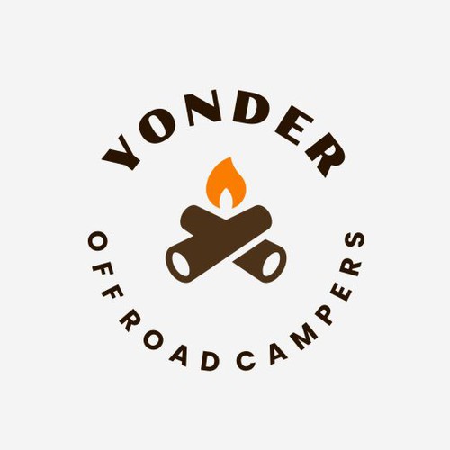 Off-road design with the title 'Letter Y + Bonfire'