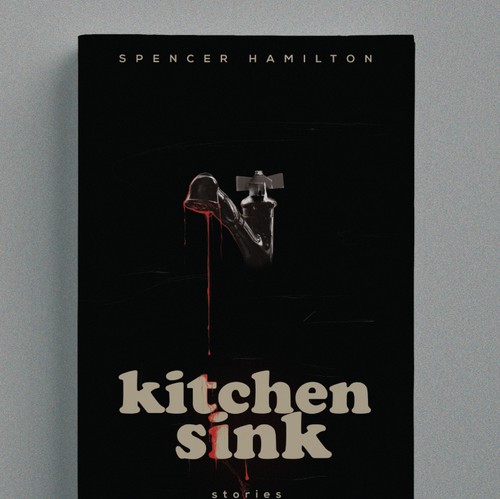 Fiction book cover with the title 'Horror short story collection.'