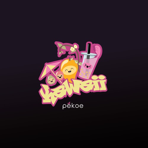 Nightclub design with the title 'Custom illustration for a T-shirt'