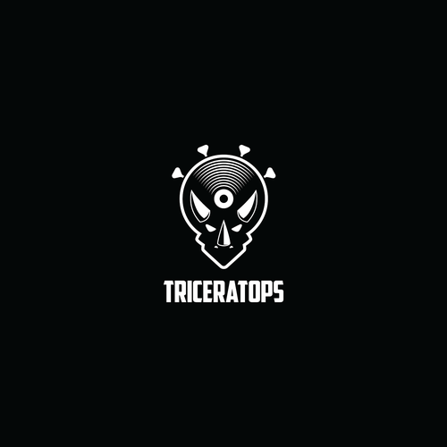 Band logo with the title 'TRICERATOPS logo'