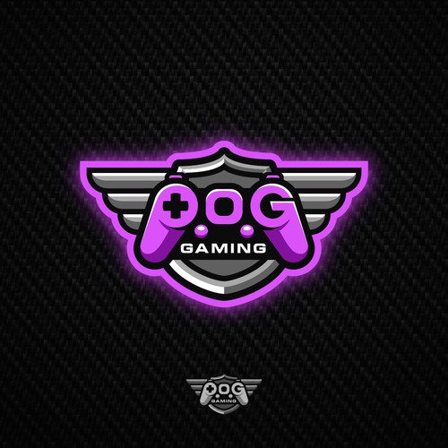 Pen tool logo with the title 'Pog gaming'