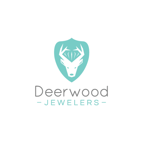 Jewel design with the title 'Deerwood Jewelers'