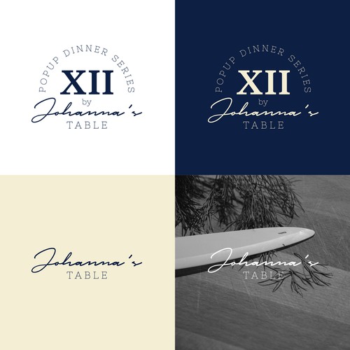 Pop-up logo with the title 'Johanna's Table'