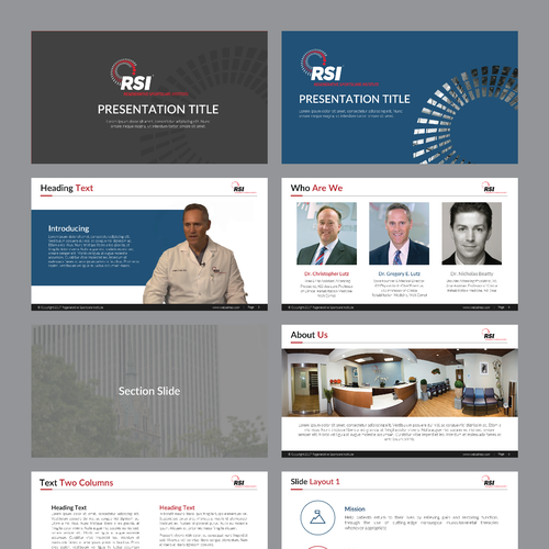 Google Slides design with the title 'PowerPoint presentation'