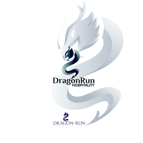 Rum logo with the title 'logo for Dragon Run Hospitality'