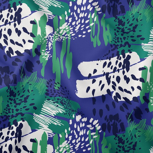 Fabric design with the title 'Pattern Design'