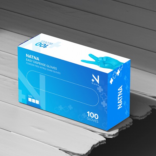 Glove design with the title 'Dispense Gloves'