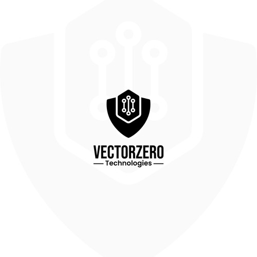 Zero design with the title 'Logo Concept for VectorZero Technologies'