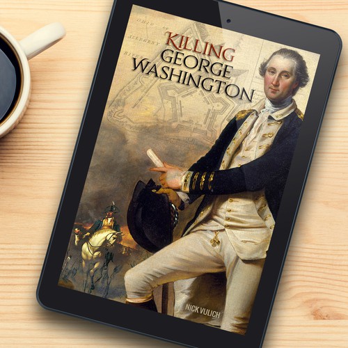 Painting book cover with the title 'Cover for historical ebook'