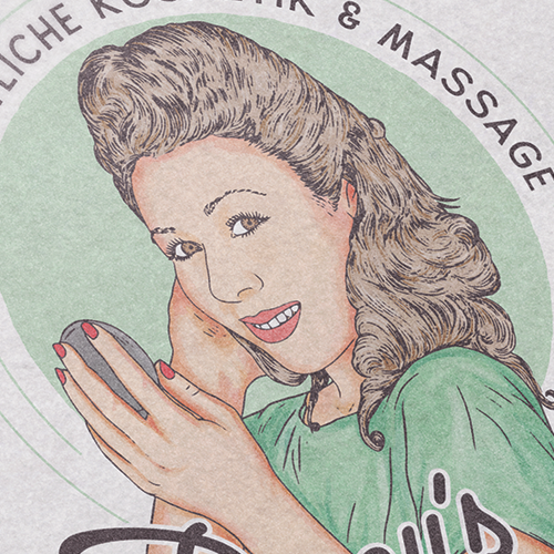 Massage logo with the title 'Logo for Holistic cosmetic and massage centre'