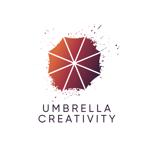 Umbrella logo with the title 'Umbrella Creativity logo'
