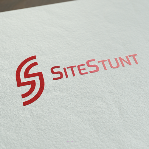 Web design logo with the title 'Logo for webdesign agency SiteStunt'