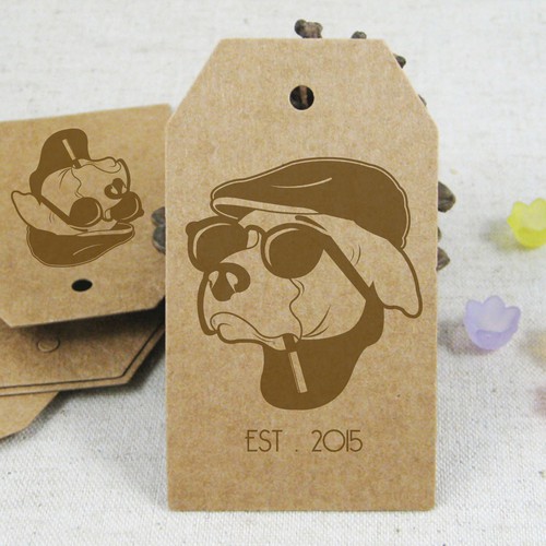 Smoking logo with the title 'Smoking Dog'