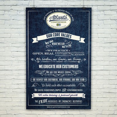 vintage inspired poster