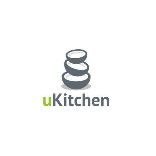 Bowl logo with the title 'Logo proposal for kitchen accessories shop'