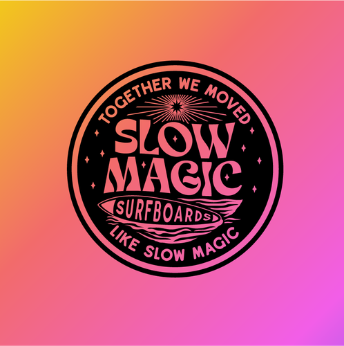 Magical logo with the title 'Magical Surf Branding'