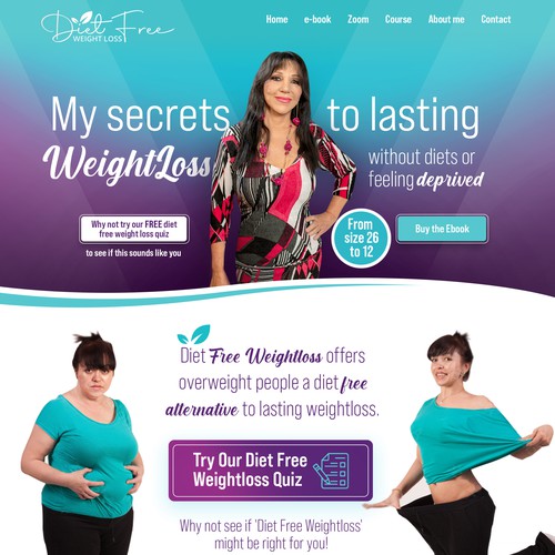 Diet design with the title 'Weight loss'