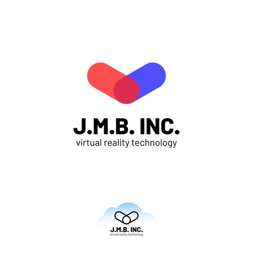 Virtual logo with the title 'Concept for IT company from Canada'