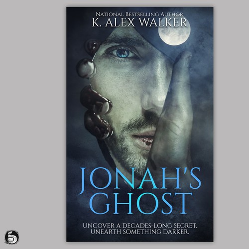 Mirror design with the title 'Jonah's Ghost Ebook Cover'